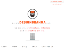 Tablet Screenshot of designbrahma.com